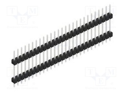 Connector: pin strips; pin header; male; PIN: 27; 2.54mm; THT; 1x27