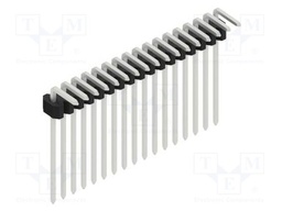 Connector: pin strips; pin header; male; PIN: 17; 1.27mm; THT; 1x17