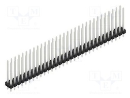 Connector: pin strips; pin header; male; PIN: 62; 2.54mm; THT; 2x31