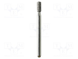 Diamond mill; Ø: 3.2mm; Ø: 2.35mm; ceramic grinding; L: 38.2mm