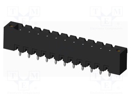 Connector: pluggable terminal block; socket; male; on PCBs