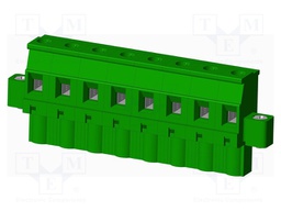 Connector: pluggable terminal block; plug; female; angled 90°