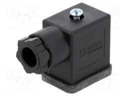 Valve connector; plug; Type: BI; PIN: 3; 11mm; 4A; female; 0÷230VDC