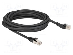 Patch cord; S/FTP; Cat: Cat 8.1; RJ45 plug,RJ45 left angled plug