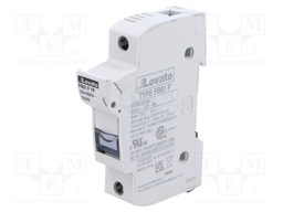 Fuse base; 10x38mm; for DIN rail mounting; 32A; 690VAC; Poles: 1