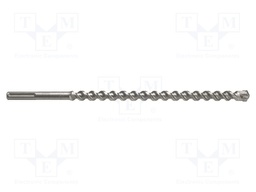 Drill bit; for concrete; Ø: 32mm; L: 920mm; steel; cemented carbide