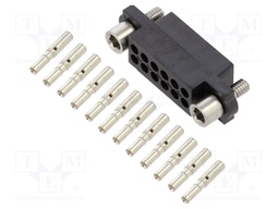 Connector: wire-wire/PCB; plug; female; PIN: 12; Datamate J-Tek; 3A