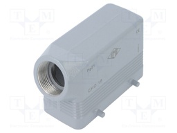 Enclosure: for HDC connectors; size 77.27; IP66; PG21; for cable
