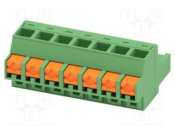 PCB connector, nominal cross section: 2.5 mm2, color: green,