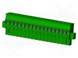 Connector: pluggable terminal block; plug; female; angled 90°