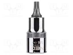 Socket; socket spanner; Bit: spline (12-angles); Size: XZN M6