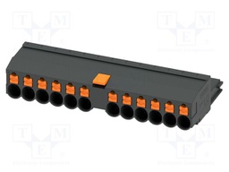PCB connector, nominal cross section: 4 mm2, color: black, n