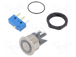 Switch: vandal resistant; Pos: 2; SPDT; 0.01A/30VAC; 0.01A/42VDC