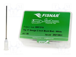 Needle: steel; 2"; Size: 17; straight; 1.04mm; Mounting: Luer Lock