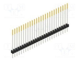Connector: pin strips; pin header; male; PIN: 26; 2.54mm; THT; 1x26