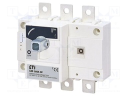Switch-disconnector; Poles: 3; screw type; 160A; 415VAC; IP20; LBS