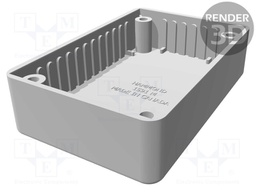 Enclosure: multipurpose; X: 56mm; Y: 85mm; Z: 25mm; 1591S; ABS; grey