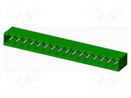 Connector: pluggable terminal block; socket; male; angled 90°