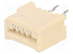 Connector: FFC (FPC); straight; PIN: 4; NON-ZIF; THT; tinned; 20mΩ