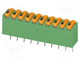 PCB terminal block, nominal current: 4 A, rated voltage (III
