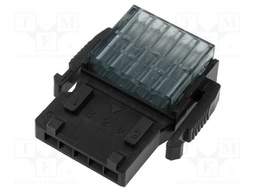 Connector: wire-wire/PCB; Power Clamp; plug; female; PIN: 5; 250V