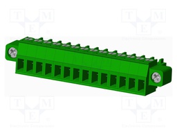 Connector: pluggable terminal block; plug; female; straight; 10A