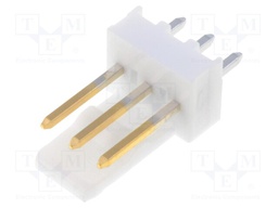Socket; wire-board; male; KK 254; 2.54mm; PIN: 3; THT; 4A; tinned