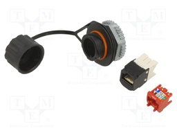 In-Line Adapter, RJ45, RJ45, Adaptor, In-Line, IndustrialNet TX5e Series, Jack, 8 Ways