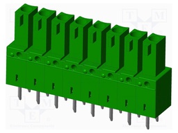 Connector: pluggable terminal block; socket; female; straight