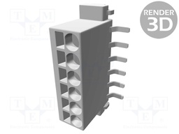 Connector: wire-board; female; PIN: 6; 2.54mm; Series: har-flexicon