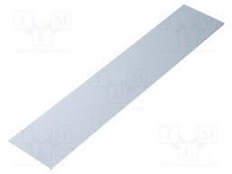 Accessories: front panel; ULTRAMAS; X: 282mm; Z: 56.3mm; aluminium