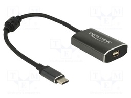 Adapter; mini DisplayPort socket,USB C socket,USB C plug; 0.2m