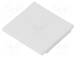 Cap for LED profiles; grey; ABS; Application: VARIO30-08; V: B