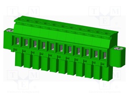 Connector: pluggable terminal block; plug; female; angled 90°