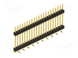 Connector: pin strips; pin header; male; PIN: 21; 2.54mm; SMT; 1x21