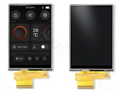 Display: TFT; 3.5"; 320x480; Illumin: LED; 54.66x82.94mm; RGB