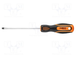 Screwdriver; slot; SL 4; 100mm