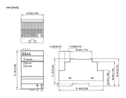 Power supply: switching; for DIN rail; 36W; 24VDC; 1.5A; 90÷264VAC