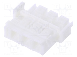Plug; wire-board; female; DF59; 2mm; PIN: 3; w/o contacts; for cable
