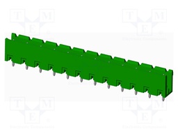 Connector: pluggable terminal block; socket; male; straight; THT