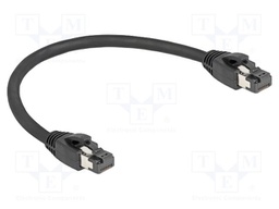 Patch cord; S/FTP; Cat: Cat 8.1; RJ45 plug,both sides; 0.25m