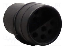 Connector: circular; plug; female; 120; PIN: 10; IP67; straight