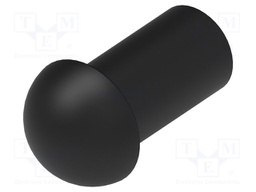 Stopper; polyamide; black; L: 12mm; -20÷100°C; Entrelec; Size: 9