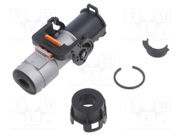 Connector: DC supply; male; straight; for cable; -40÷125°C; PIN: 1