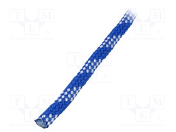 Rope; polypropylene; Ørope: 8mm; L: 25m; with a core; blue