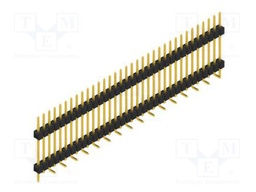Connector: pin strips; pin header; male; PIN: 34; 2.54mm; SMT; 1x34