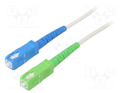Fiber patch cord; OS2; SC/APC,SC/UPC; 15m; Optical fiber: 9/125um