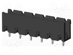 Connector: pluggable terminal block; socket; male; on PCBs