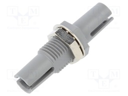 Connector: fiber optic; adapter; HFBR