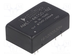 Converter: DC/DC; 6W; Uin: 36÷75V; Uout: 15VDC; Uout2: -15VDC; DIP24